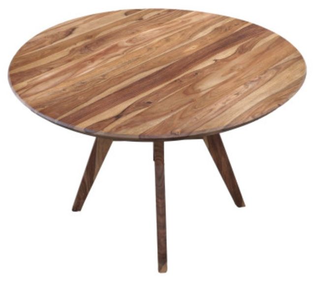 Porter International Designs Urban Brown Round Dining Table-3