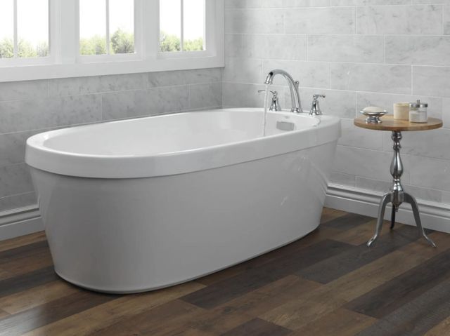 Delta Woodhurst® Chrome Roman Tub Trim-1