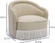 TOV Furniture Pamela Tan Tasseled Lounge Accent Chair-2