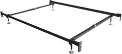 Rize Home Bolt on Rails Adjustable Bed Frame with 4 Threaded Glides