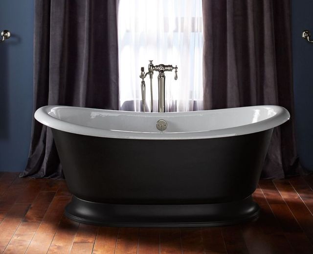 KOHLER® Artifacts™ White 66.13" X 32.5" Freestanding Bath-2