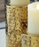 Signature Design by Ashley® Marisa 3-Piece Gold Candle Holders-1