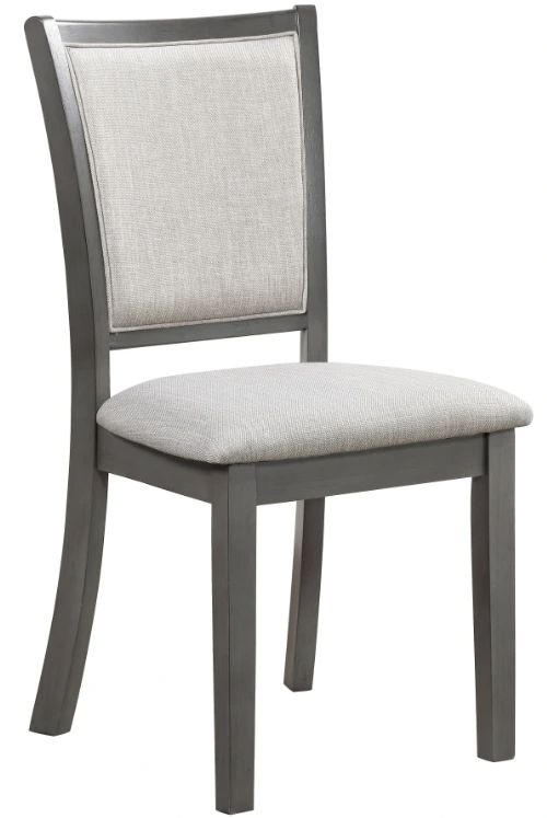 New Classic® Home Furnishings Amy 2-Piece Gray Dining Chair-0