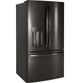 GE® 27.8 Cu. Ft. French Door Refrigerator-Black Stainless Steel-1