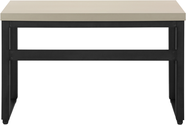Monarch Specialties Inc. Black/Modern Taupe Adjustable Computer Desk-2