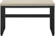 Monarch Specialties Inc. Black/Modern Taupe Adjustable Computer Desk-2