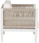 Linon Calabash White Aluminum/Fabric Outdoor Side Chair-3