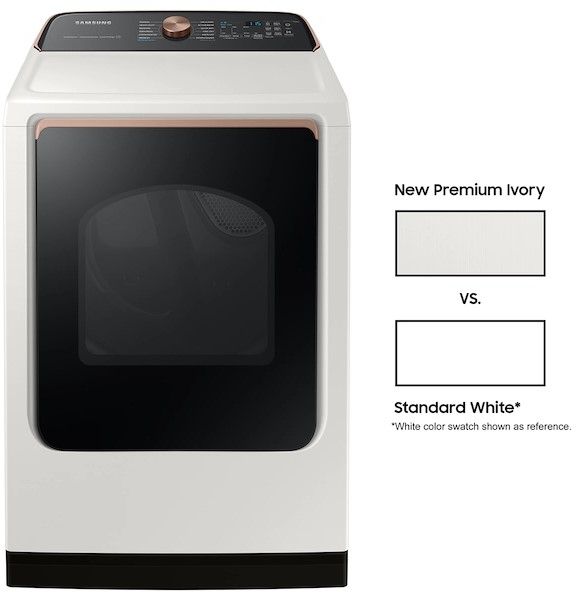 Samsung 7.4 Cu. Ft. Ivory Gas Dryer-2