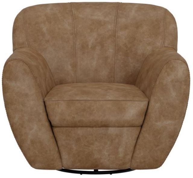 International Furniture Direct Tamesis Cognac Swivel Chair-1