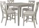 Signature Design by Ashley® Parellen 5-Piece Gray Counter Height Table Set-0