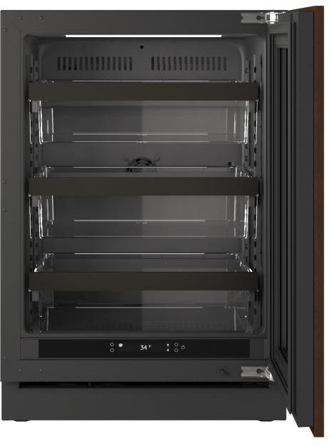 U-Line® Seamless Collection 24" 5.1 Cu. Ft. Panel Ready Refrigerator with Glass Door-2