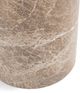 Classic Home Norfolk Brown/Ivory Large Round Display Pedestal-5