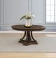 Coaster® Ridgewell Dark Oak Pedestal Dining Table-1