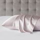 Olliix by Madison Park Silk 100% Pink Standard Mulberry Single Pillow Case-3
