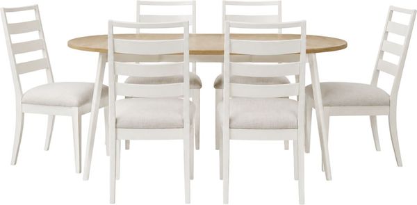 Aspenhome Astoria 7-Piece Pearl Round Dining Set Aspenhome Astoria 7-Piece Pearl Round Dining Set