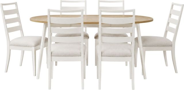 aspenhome® Astoria 7-Piece Pearl Round Dining Set-0