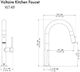 ZLINE Autograph Edition Voltaire Champagne Bronze Pull Down Single Handle Kitchen Faucet-4