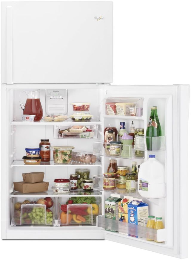 Whirlpool® 30 in. 19.2 Cu. Ft. White Top Freezer Refrigerator-5