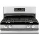 GE® 30" Free Standing Gas Range-Stainless Steel/Black-2