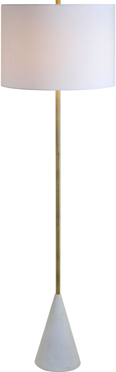 Renwil® Lacuna Antique Brushed Floor Lamp-1