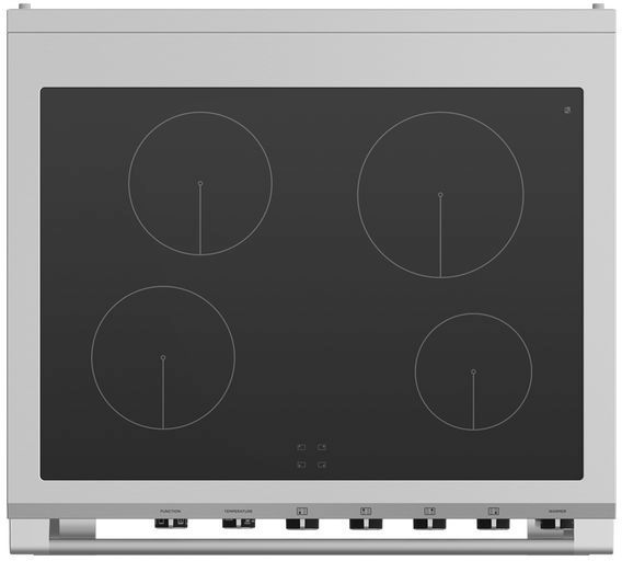 Fisher & Paykel Classic Series 9 30" Black Pro Style Induction Range-2