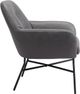 Zuo® Modern Hans Vintage Gray Accent Chair-2