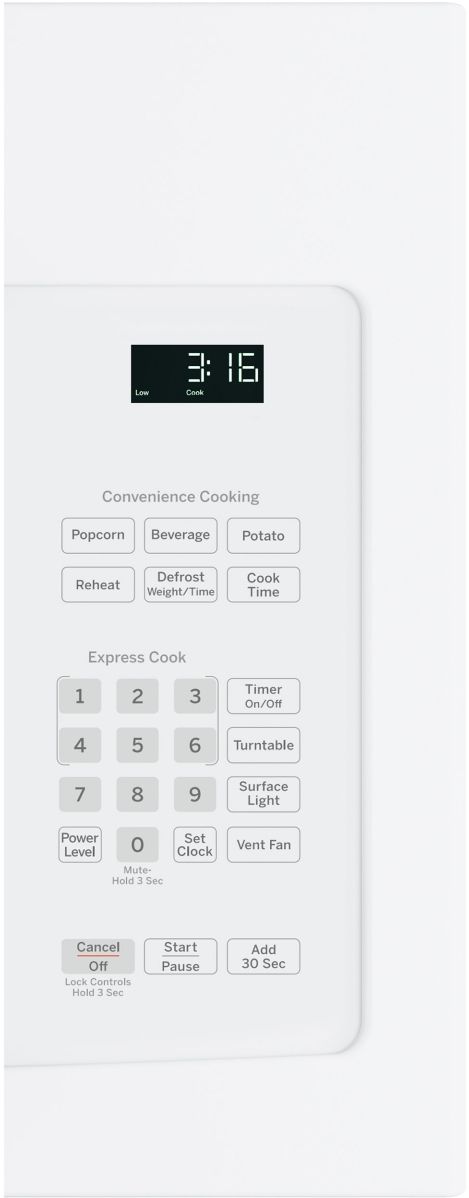 GE® 1.6 Cu. Ft. White Over The Range Microwave-3