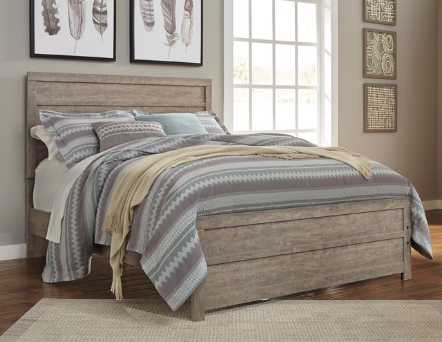 Signature Design by Ashley® Culverbach Gray Queen/Full Panel Headboard-2