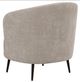 Coaster® Ellorie Beige Upholstered Channel Back Curved Chair-3
