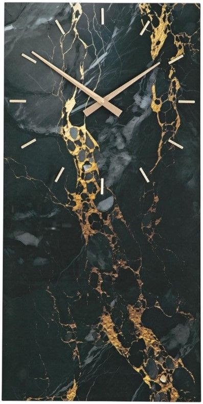 Signature Design by Ashley® Teague Black/Gold Wall Clock-0