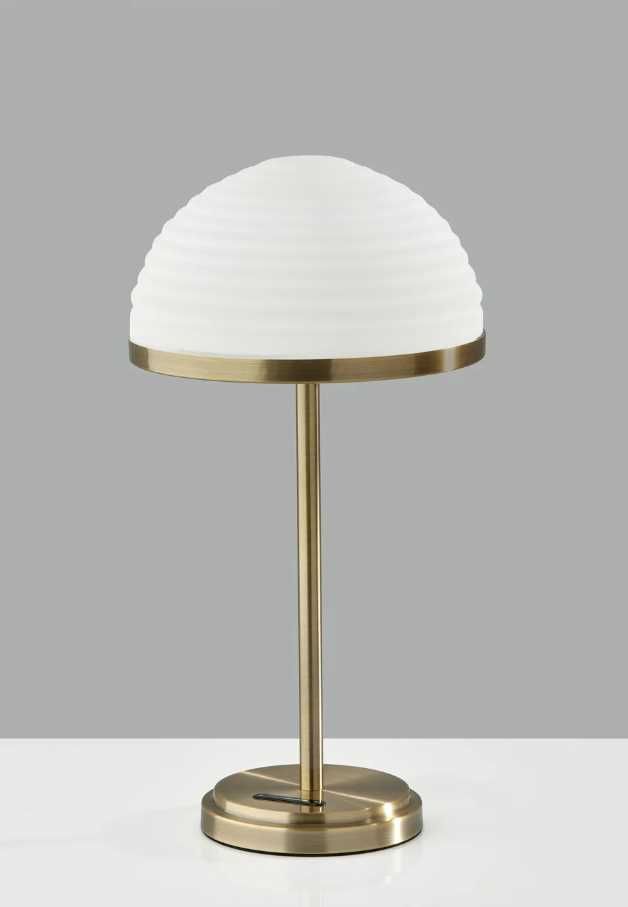 Adesso® Juliana Antique Brass LED Table Lamp-3