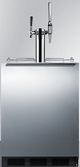Summit® Commercial 5.5 Cu. Ft. Stainless Steel Beer Cooler/Kegerator-0