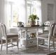 Liberty Furniture Magnolia Manor 5-Piece Antique White/Weathered Bark Gathering Dining Table Set-1