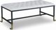Century® Thomas O'Brien Calliope Black/White Bench-0