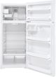 GE® 28" 17.5 Cu. Ft. ENERGY STAR® White Top Freezer Refrigerator-1