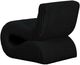 TOV Furniture Senna Black Corduroy Oversized Accent Chair-4