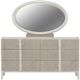 Michael Amini® Lanterna Silver Mist Dresser with Mirror-2
