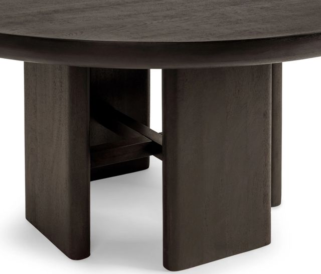 Classic Home Celadon Truffle Roast 60" Round Dining Table-4