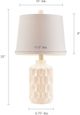 Olliix by INK+IVY Ivory Contour Table Lamp-5