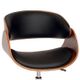 Armen Living Julian Black Modern Chair-3