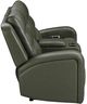 Parker House® Napa Lyric Sage Power Reclining Tilt Console Loveseat with Zero Gravity-4