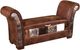 Horizon Home® Santa Anna Dark Brown Settee Bench-0