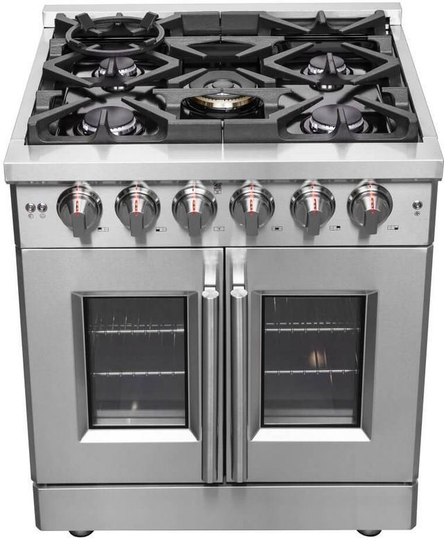 FORNO® Alta Qualita 30" Stainless Steel Freestanding Gas Range-4