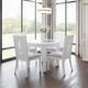 Jofran Inc. Urban Icon Gray/White Slotback Dining Side Chair-1