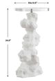 Uttermost® Remnant White Stone Drink Table-2