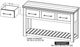 International Furniture Direct Walnut Reddish Brown 54" Sofa Table-2