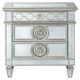 ACME Furniture Varian Silver 2-Drawer Nightstand-1