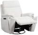 Flexsteel® Meet Your Perfect Match Refined Pearl Power Swivel Gliding Recliner with Power Headrest and Lumbar-3