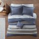 Olliix by Intelligent Design Marsden Blue/Grey Twin Complete Bed Set Including Sheets-1
