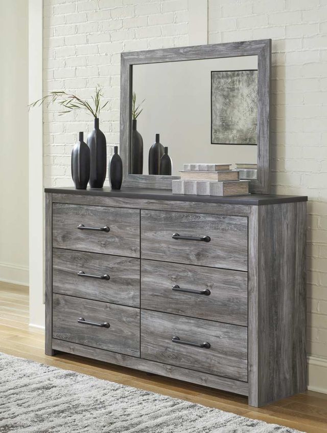 Signature Design by Ashley® Bronyan Dark Gray Dresser and Mirror-4